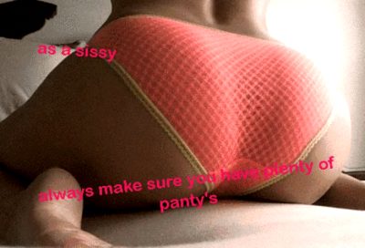 Make sure you have enough pantys when daddy asks you