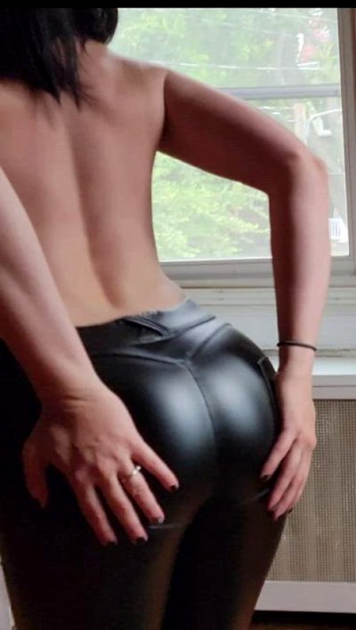 These Leather Pants Are So Fucking Tight
